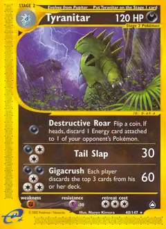 Tyranitar [Reverse Holo] #40