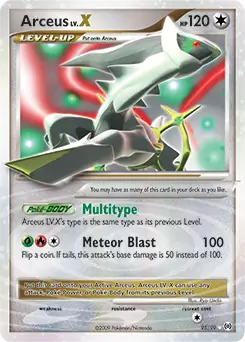 Arceus LV. X #95