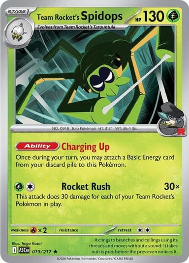 Team Rocket's Spidops [Energy] #19