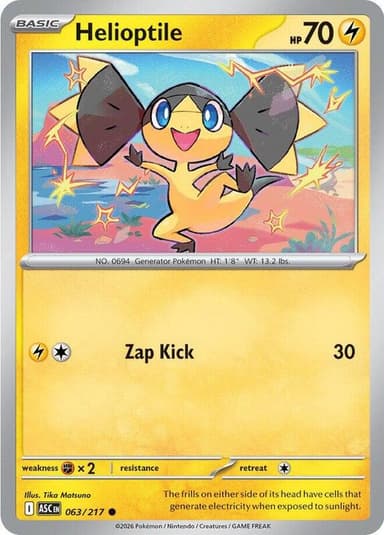 Helioptile [Ball] #63