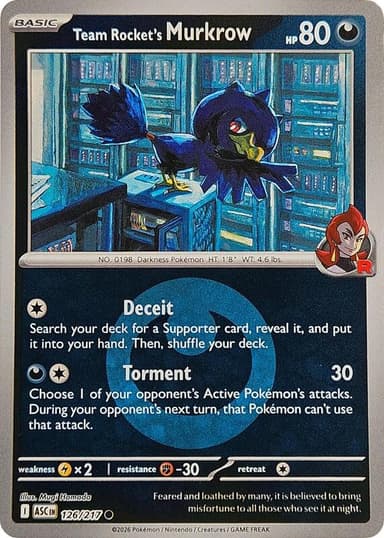 Team Rocket's Murkrow [Energy] #126