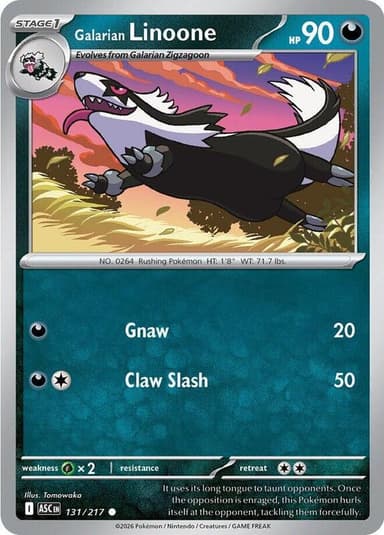 Galarian Linoone [Ball] #131