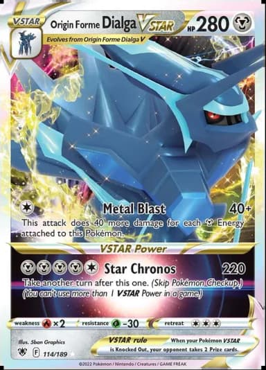 Origin Forme Dialga VSTAR #114