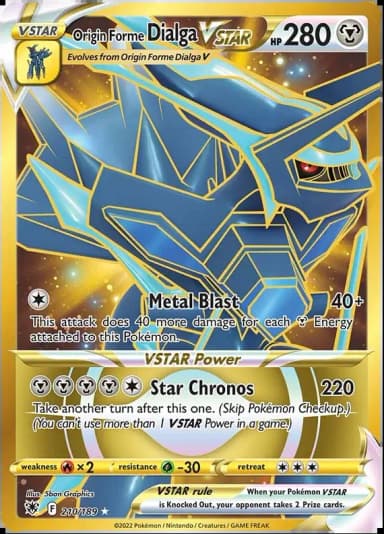 Origin Forme Dialga VSTAR #210