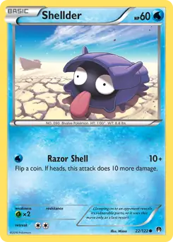Shellder [Reverse Holo] #22