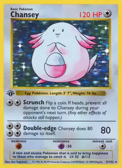 Chansey [1st Edition] #3