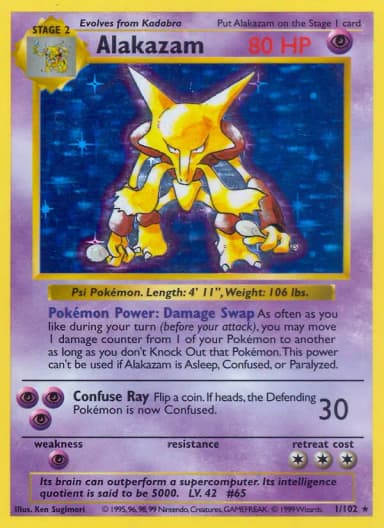 Alakazam [Shadowless] #1