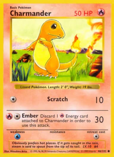 Charmander [Shadowless] #46