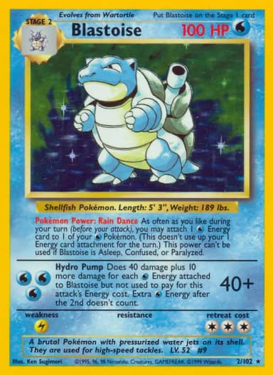 Blastoise [Trainer Deck B] #2