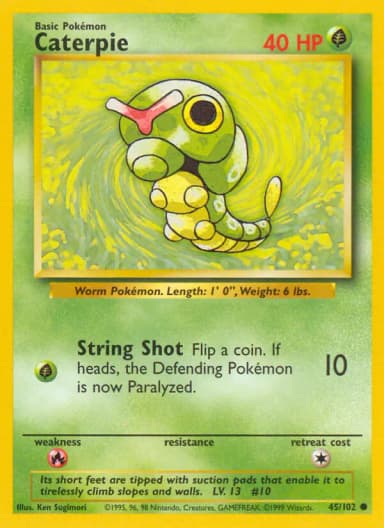Caterpie [1999-2000] #45