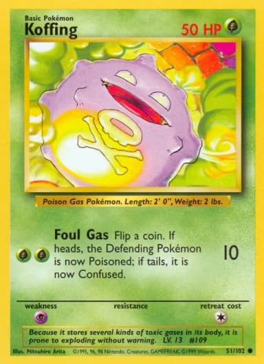 Koffing [1999-2000] #51