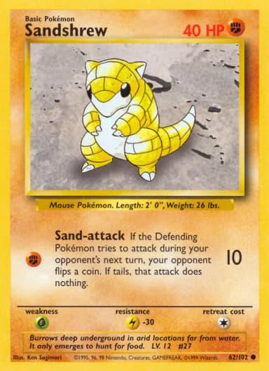 Sandshrew #62