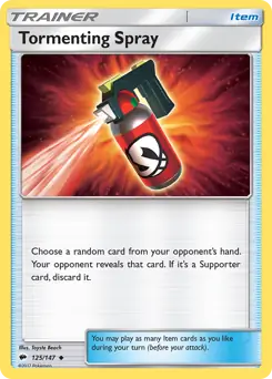 Tormenting Spray [Reverse Holo] #125