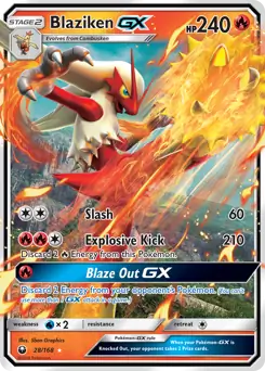 Blaziken GX #28