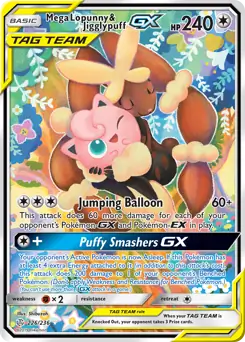 Mega Lopunny & Jigglypuff GX #226
