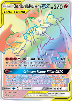 Charizard & Braixen GX #251