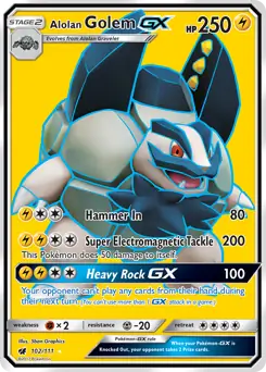 Alolan Golem GX #102