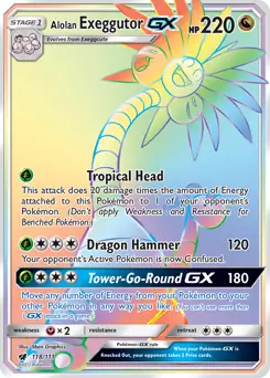 Alolan Exeggutor GX #118