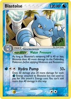 Blastoise [Staff] #14