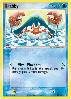 Krabby [Reverse Holo] #54