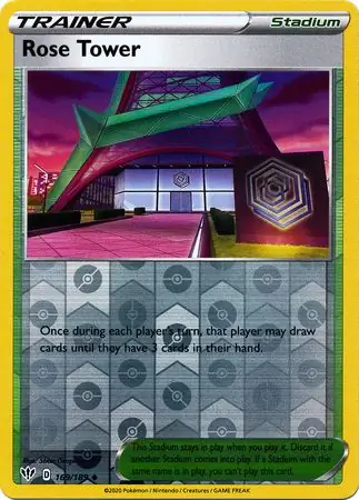 Rose Tower [Reverse Holo] #169