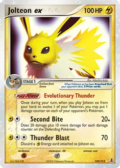 Jolteon EX #109