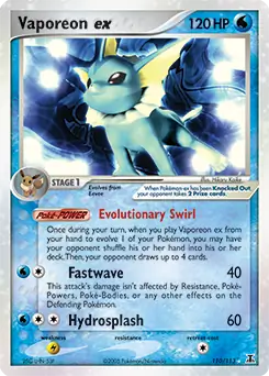 Vaporeon EX #110