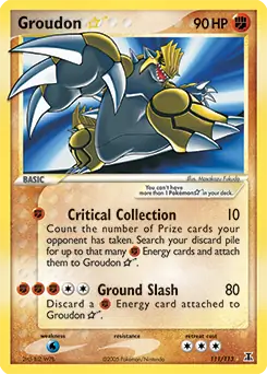 Groudon [Gold Star] #111
