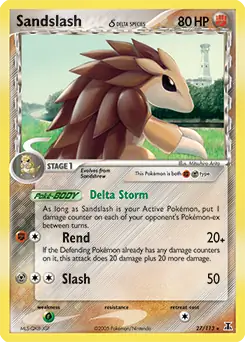 Sandslash [Reverse Holo] #27