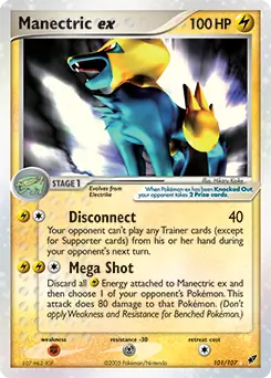 Manectric EX #101