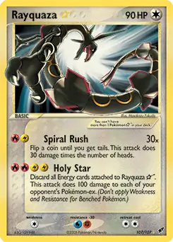 Rayquaza [Gold Star] #107