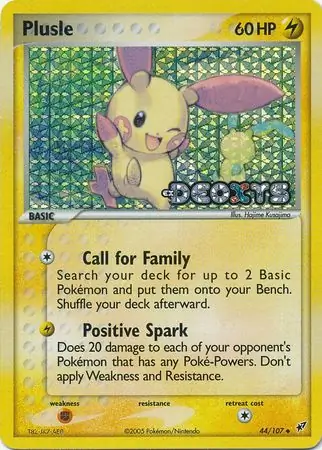 Plusle [Reverse Holo] #44