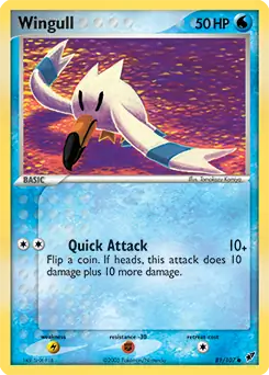 Wingull [Reverse Holo] #81