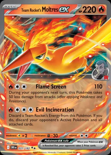 Team Rocket's Moltres Ex #31