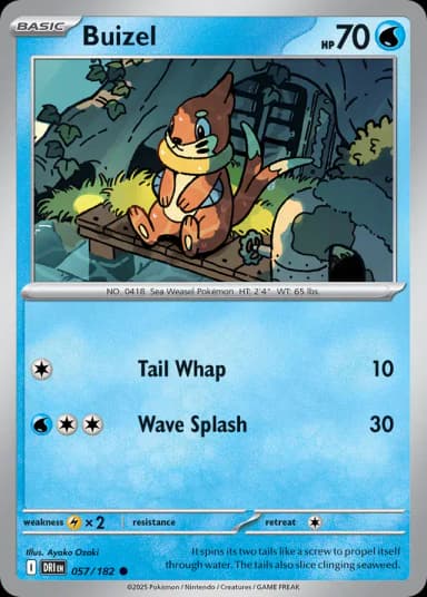 Buizel [Reverse Holo] #57