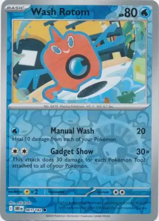 Wash Rotom [Reverse Holo] #61