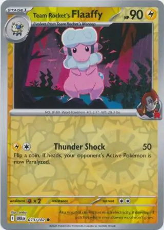 Team Rocket's Flaaffy [Reverse Holo] #73