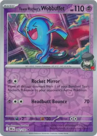 Team Rocket's Wobbuffet #82