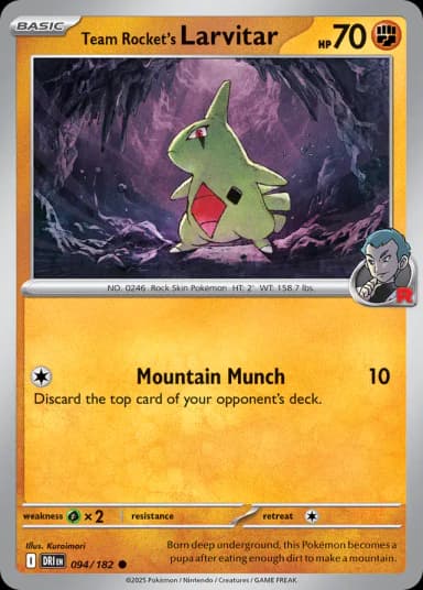 Team Rocket's Larvitar #94