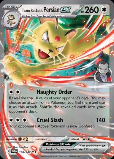 Team Rocket's Persian ex #150