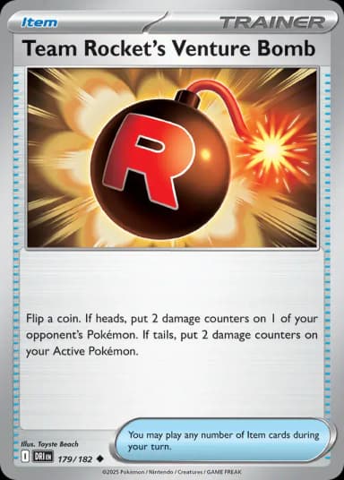 Team Rocket's Venture Bomb #179