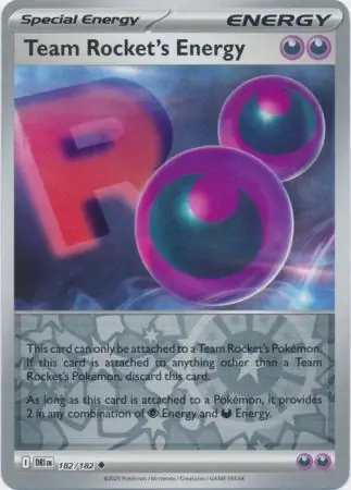 Team Rocket's Energy #182