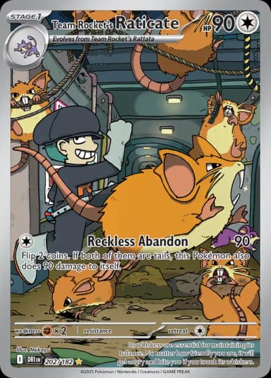 Team Rocket's Raticate #202