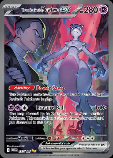 Team Rocket's Mewtwo ex #231