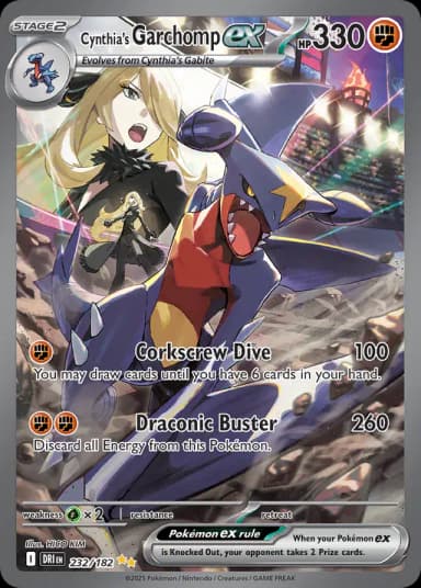 Cynthia's Garchomp ex #232