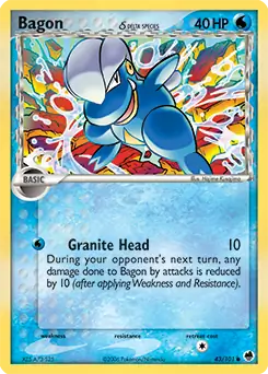 Bagon [Reverse Holo] #43