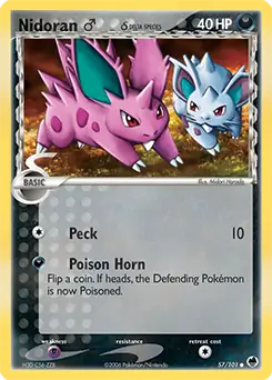 Nidoran M [Reverse Holo] #57