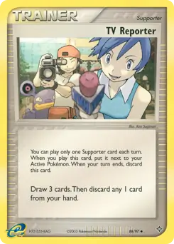 TV Reporter [Reverse Holo] #88