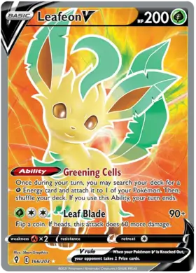 Leafeon V #166