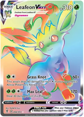 Leafeon VMAX #204